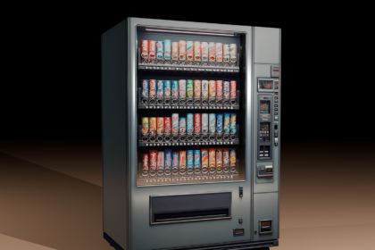 Máquina de vending en un colegio