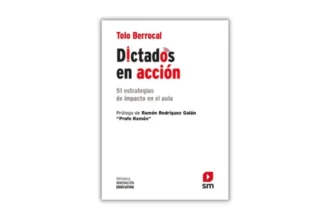 Portada del libro Dictados en acción, de Tolo Berrocal (SM)