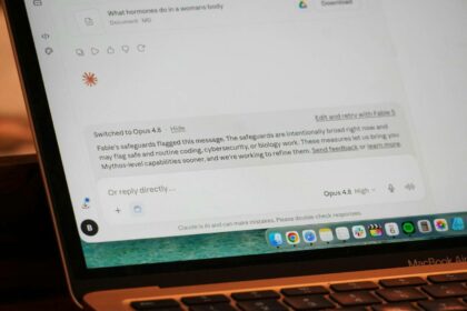 Persona utilizando un chat de inteligencia artificial