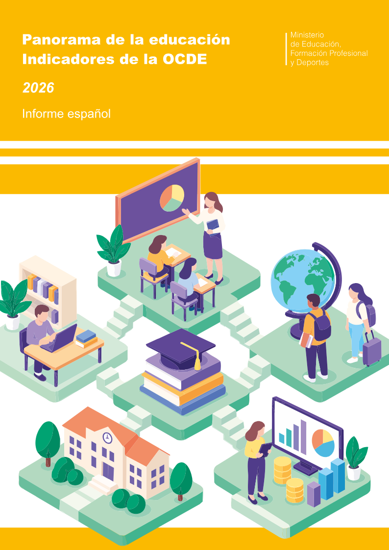 Portada del informe Panorama de la Educación 2026 de la OCDE