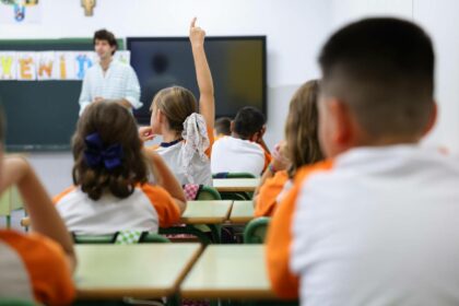 Inicio del curso escolar en un colegio de Toledo