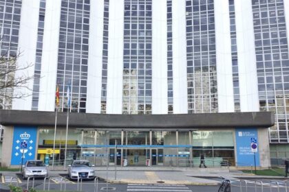 Fachada de la Delegación territorial de la Xunta de Galicia en A Coruña